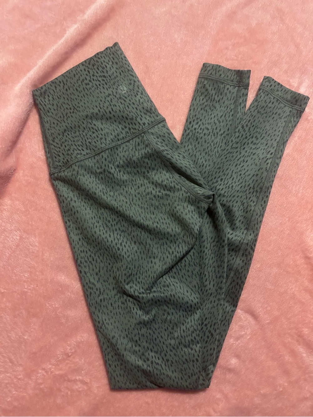 lululemon athletica Gray Speckled High-Rise Leggings size 2